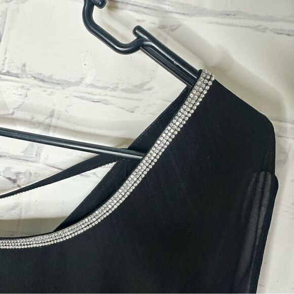 NY Collection large black flowy top - brand new with tags! - Picture 7 of 10